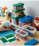 编织篮 玩具 绿色 3件每组