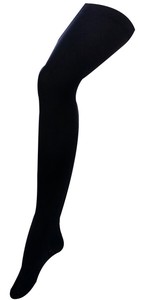 Opaque Tights Brushed Lining L Size L