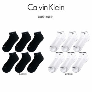 Calvin Klein(カルバンクライン)レディース ソックス 6足組 女性用靴下 WOMENS 6PK CKW211QT01