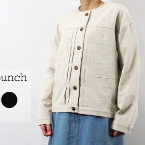 Jacket Collarless Cotton Linen 【2024NEW】