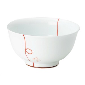 Hasami ware Large Bowl Red Made in Japan