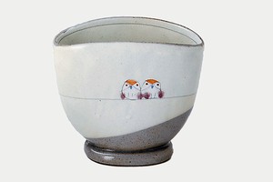 Seto ware Kitchen Accessory Owl Pottery Made in Japan