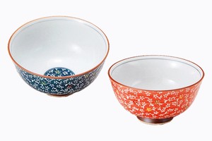 Rice Bowl Porcelain Arita ware Set of 2 Made in Japan