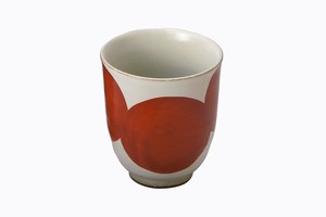 Hasami ware Japanese Tea Cup Red Pottery Made in Japan