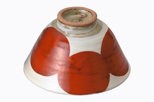円 飯碗(赤)【日本製 波佐見焼 陶器 毎日の生活に】