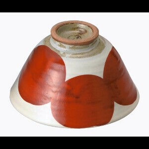 Hasami ware Rice Bowl Red Pottery Made in Japan