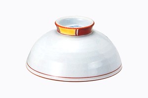 Rice Bowl Red Porcelain Mini Arita ware Made in Japan