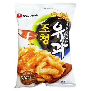 農心 ジョチョン油菓 80g 韓国お菓子 甘い揚げ菓子