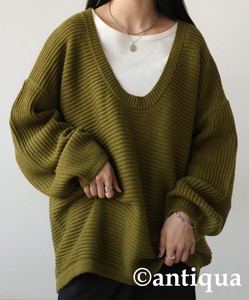 Antiqua Sweater/Knitwear Knitted Long Sleeves Tops Ladies' Popular Seller