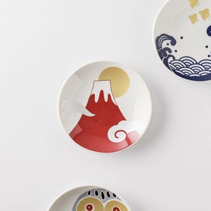 美浓烧 小餐盘 富士山 日式餐具 豆皿/小碟子 日本制造