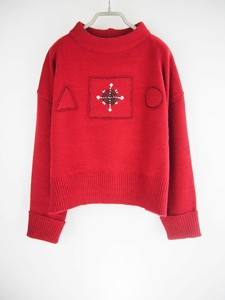 Sweater/Knitwear Pullover Stitch Wide Embroidered Autumn/Winter 2023