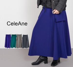 Skirt Long Skirt Waist Water-Repellent Pocket 4-colors