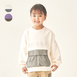 Kids' 3/4 Sleeve T-shirt Pocket Unisex Embroidered Made in Japan