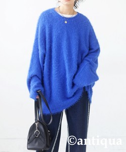 Antiqua Sweater/Knitwear Knitted Shaggy Long Sleeves Tops Ladies' Autumn/Winter
