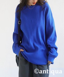 Antiqua Sweatshirt Pullover Plain Color Tops Rib Ladies' M Autumn/Winter