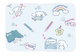 小物收纳盒 系列 卡通人物 Sanrio三丽鸥 Cinnamoroll玉桂狗 粉彩