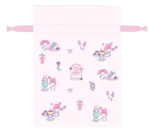 Pouch My Melody Drawstring Bag Sanrio Characters Pastel