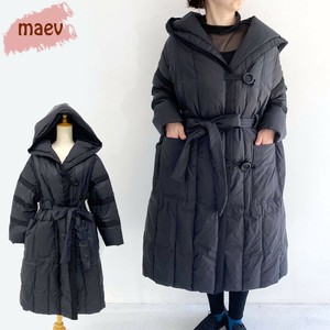 maev【2023新作】ダウンコート ダウンジャケット ロングコート ダウン フェザー 2023秋冬新作