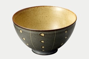 しずく（青）　飯碗【日本製 美濃焼 陶器 毎日の生活に】