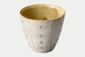 しずく（白）　湯呑【日本製 美濃焼 陶器 毎日の生活に】
