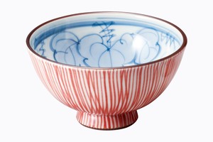 Hasami ware Rice Bowl Red Porcelain Made in Japan