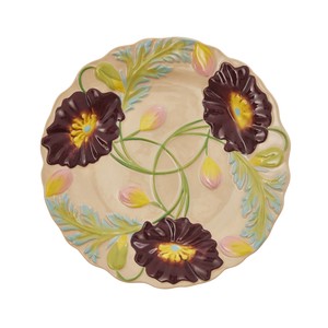 Divided Plate Flower Ceramic