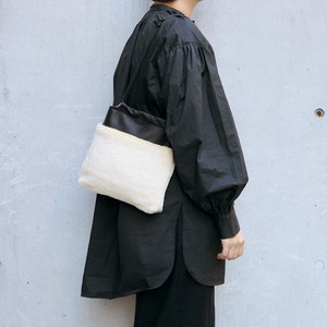 Shoulder Bag Cattle Leather Shoulder Made in Japan