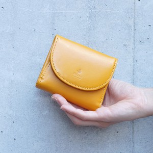 Bifold Wallet Cattle Leather Made in Japan