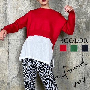 Sweater/Knitwear Pullover Slit