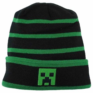 【帽子】Minecraft KIDS ニット帽 グリーン