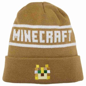 【帽子】Minecraft KIDS ニット帽 ゴールド