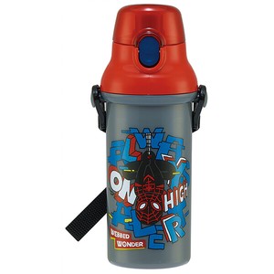 抗菌 食洗機対応 直飲みプラワンタッチボトル 【SPIDER-MAN/POP COMICS】 水筒 スケーター