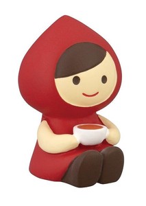 Animal Ornament Little-red-riding-hood Tea Time Mascot