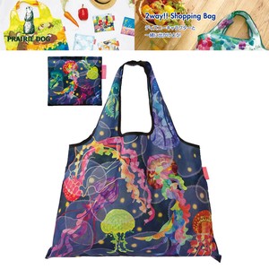 ■2023AW　新作■　【吉田 未玲 DESIGN】　2way Shopping Bag　twilight jellyfish