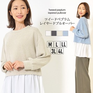 T-shirt Pullover L M Peplum