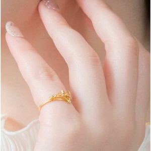 Cubic Zirconia Ring Made in Japan