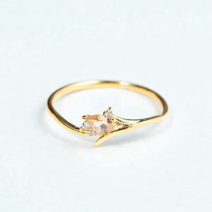 Cubic Zirconia Ring Made in Japan