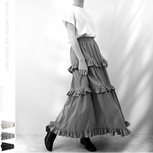 Skirt Ruffle Nylon Tiered Skirt Taffeta 【2024NEW】