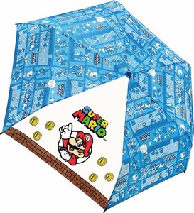 【キャラクター　折畳傘】 折り畳み傘 スーパーマリオ ブロック