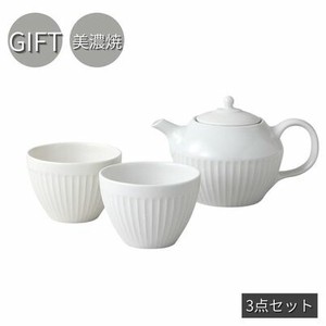 ギフト Shinogi 茶器セット（アイボリー）　美濃焼