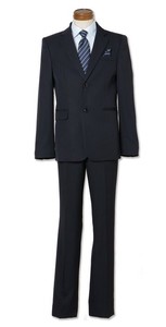 新作（卒業男児セットフォーマル）ヘリンボーン織3つ釦スーツ