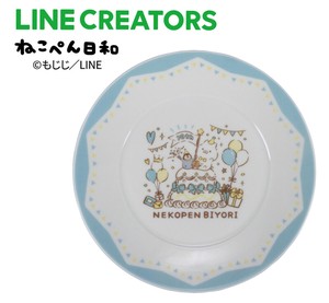 【LINE CREATORS】16cmプレート ねこぺん10周年 10th アニバーサリー