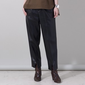 Full-Length Pant Faux Leather Tapered Pants
