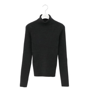 Sweater/Knitwear Turtle Neck Ribbed Knit
