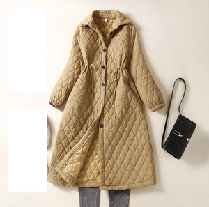 Coat Plain Color Ladies' Autumn/Winter