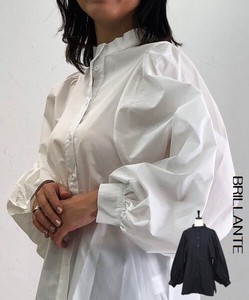【通年定番】2024新作 ふんわり袖 デザインブラウス  BRILLANTE東京