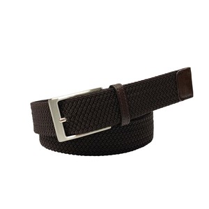 Belt Cattle Leather Stretch M Men's Made in Japan