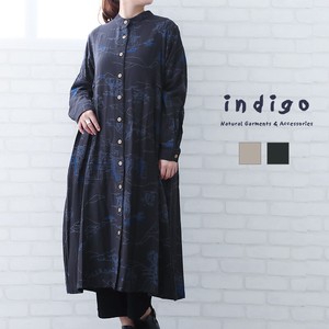 Casual Dress Printed Cotton Indigo Autumn/Winter 2023