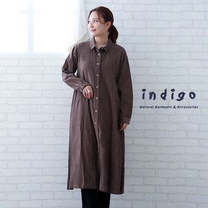 Casual Dress Cotton Indigo L One-piece Dress M Autumn/Winter 2023