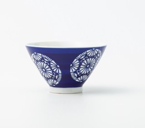藍菊　飯碗